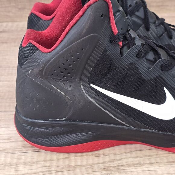 Nike Zoom Hyperenforcer Men's Size 14 Black Red Sneakers 'Sales CFM Sample' RARE - Picture 2 of 12